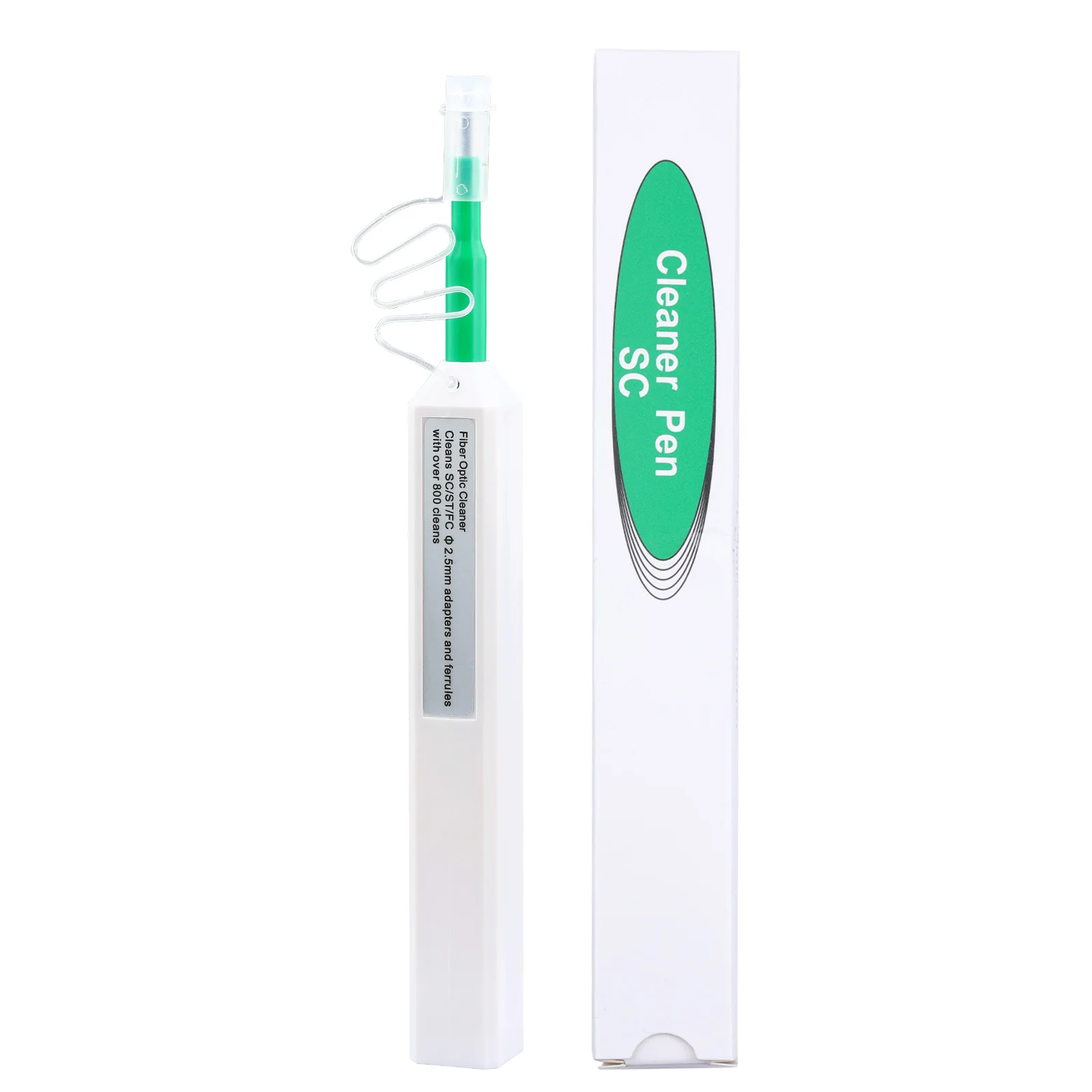 

Optical fiber cleaning pen SC/FC/ST end face interface 2.5mm flange adapter connector one-touch cleaner