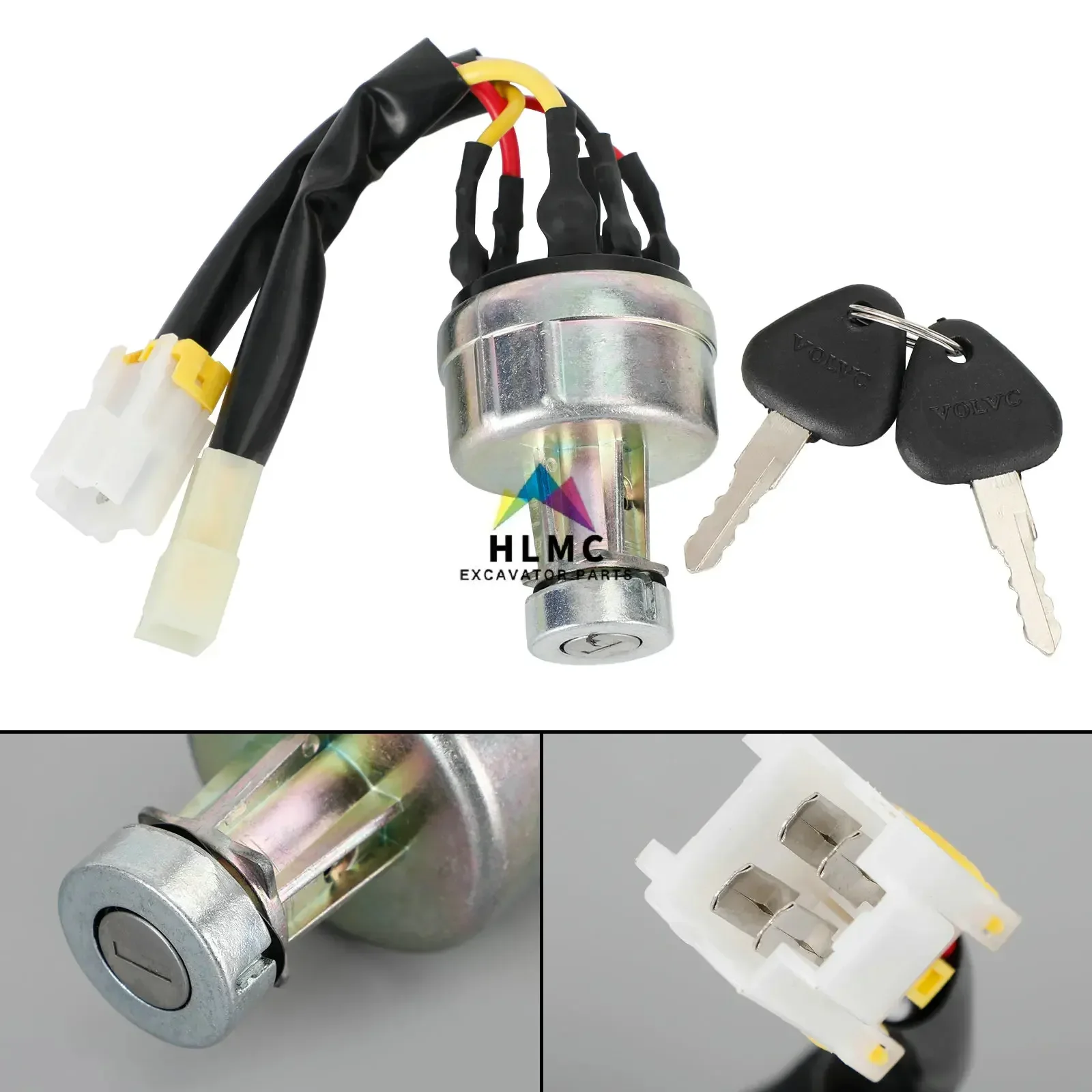 EC120D EC140B EC160B EC180B EC200B EC210B EC210C EC220D EC240B EC290B EC300D Выключатель зажигания и стартера VOE