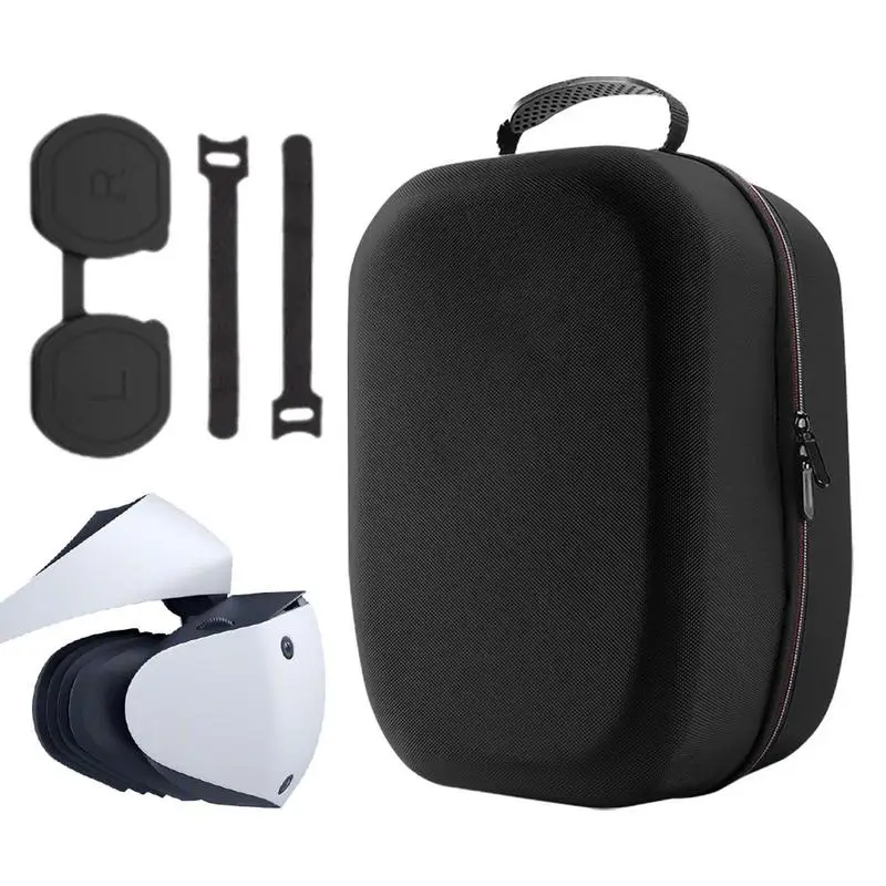 

For PS VR2 Storage Bag Set Includes Lens Protection Coverstorage Bagbandage To Store VR Headset VR Handle Protection Hard Bag