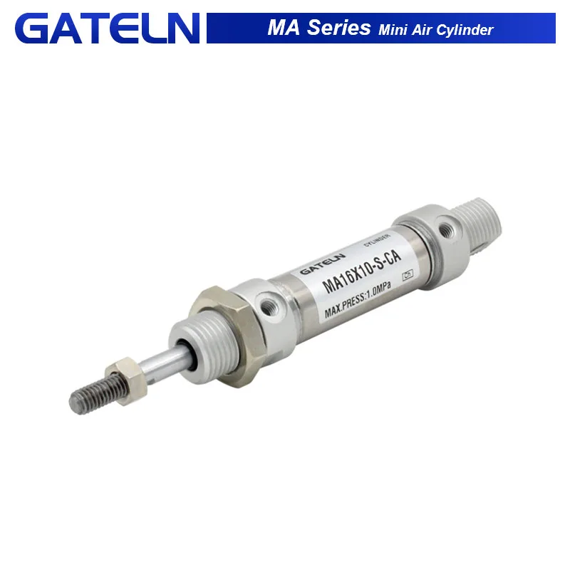 

GATELN Мини-пневмоцилиндр двойного действия MA16X50S MA25X25S MA32X15S
