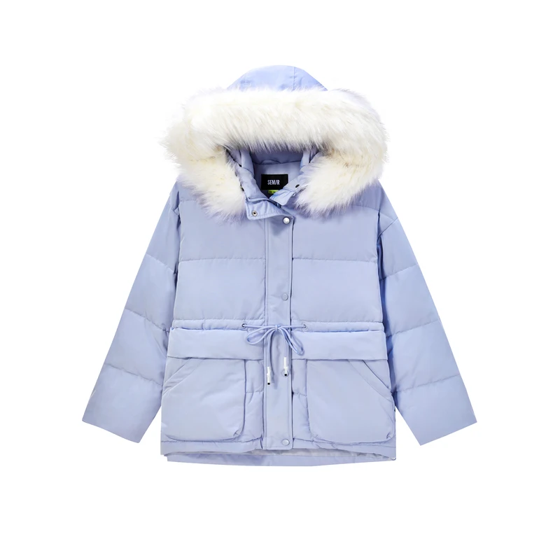 Senma одежда на хлопковой подкладке женская толстая парка средней длины с