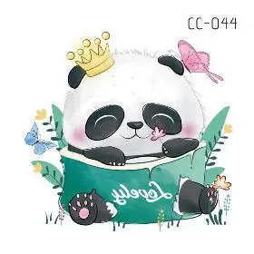 

Водонепроницаемые наклейки-татуировки в виде слона с животными