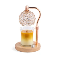 crystal melting wax scented oil burner holder candle warmer lamp electric night lamp