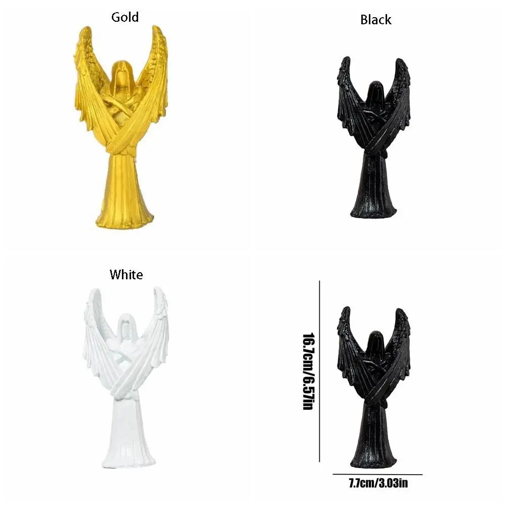 Смешное абстрактное искусство скульптура темного ангела ручная работа