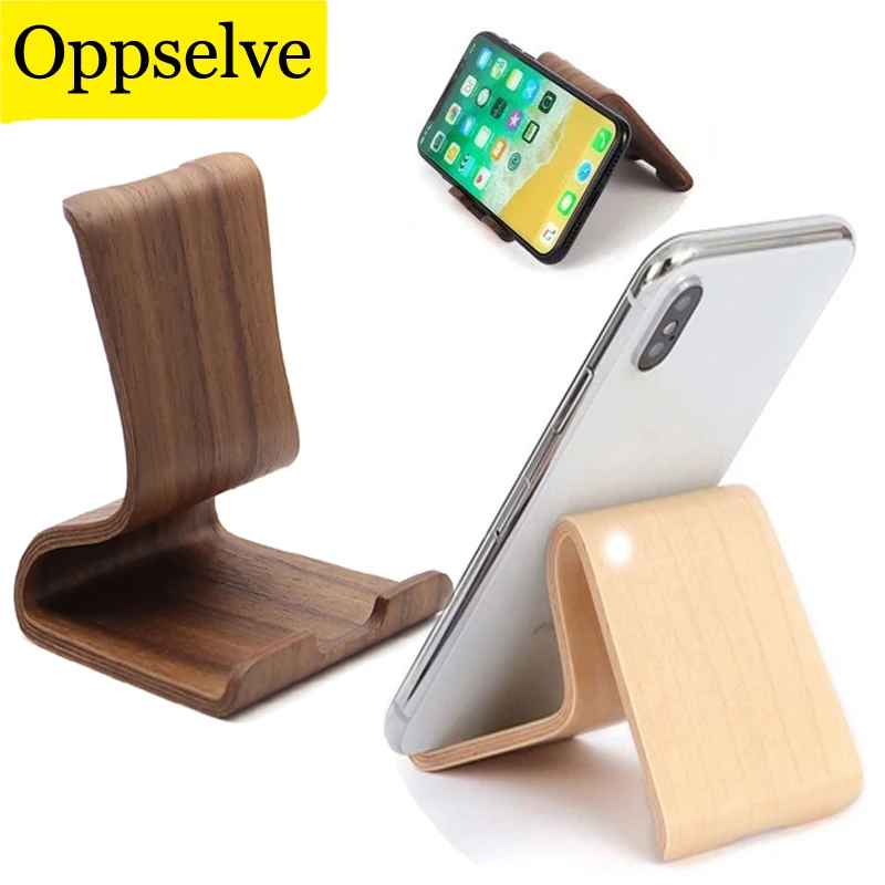 

Подставка из орехового дерева для iPad, универсальный держатель для телефона, для Samsung Note 20, iPhone 13, Huawei P50, Настольный кронштейн