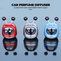 1pcs car diffuser solid fragrance air vent cleaner car perfume air freshener lovely robot interior accessories