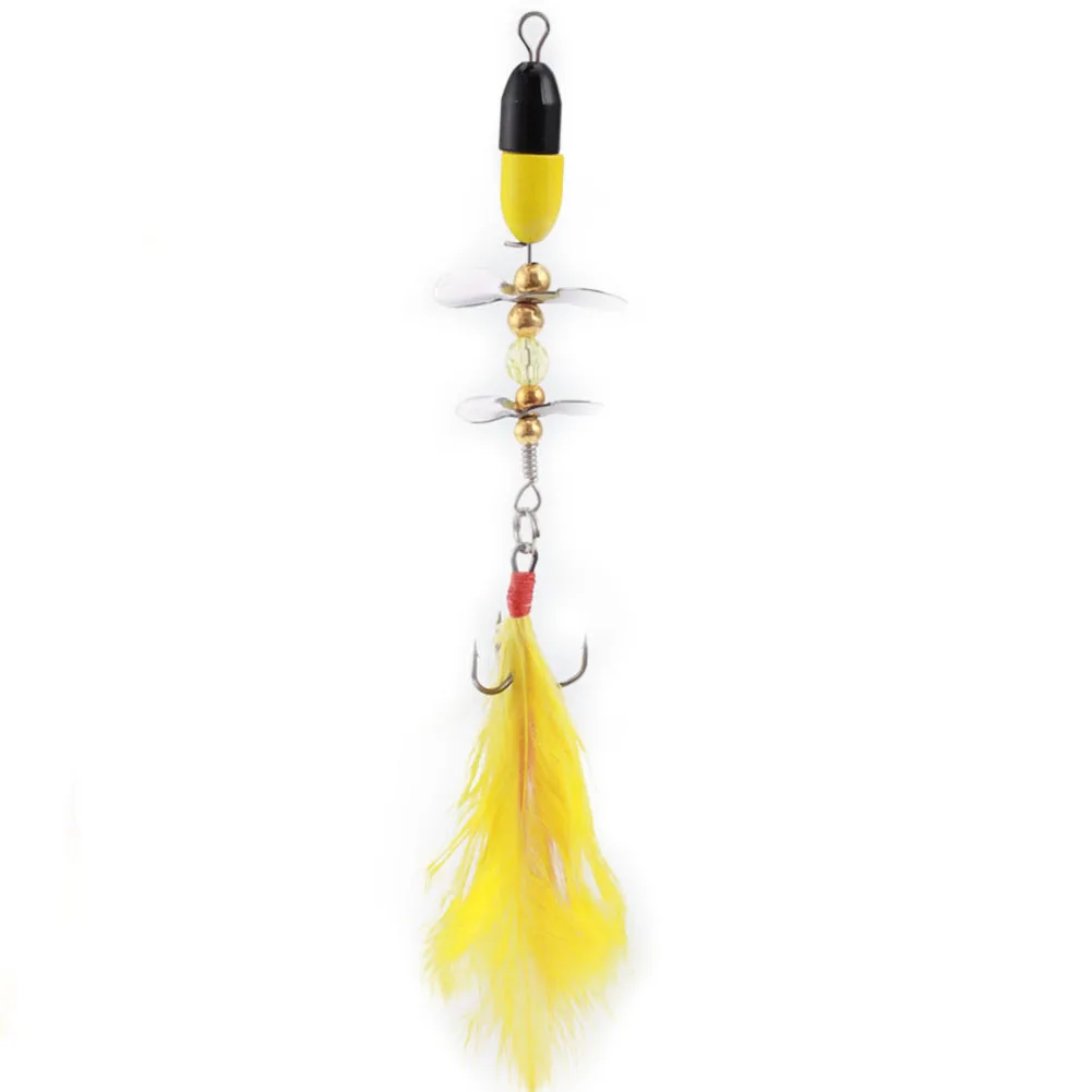 

Рыболовная приманка Spinnerbaits, вращающееся лезвие, металлический крючок с перьями и блестками, для форели, окуня, лосося, длина прибл. См, около 9 г