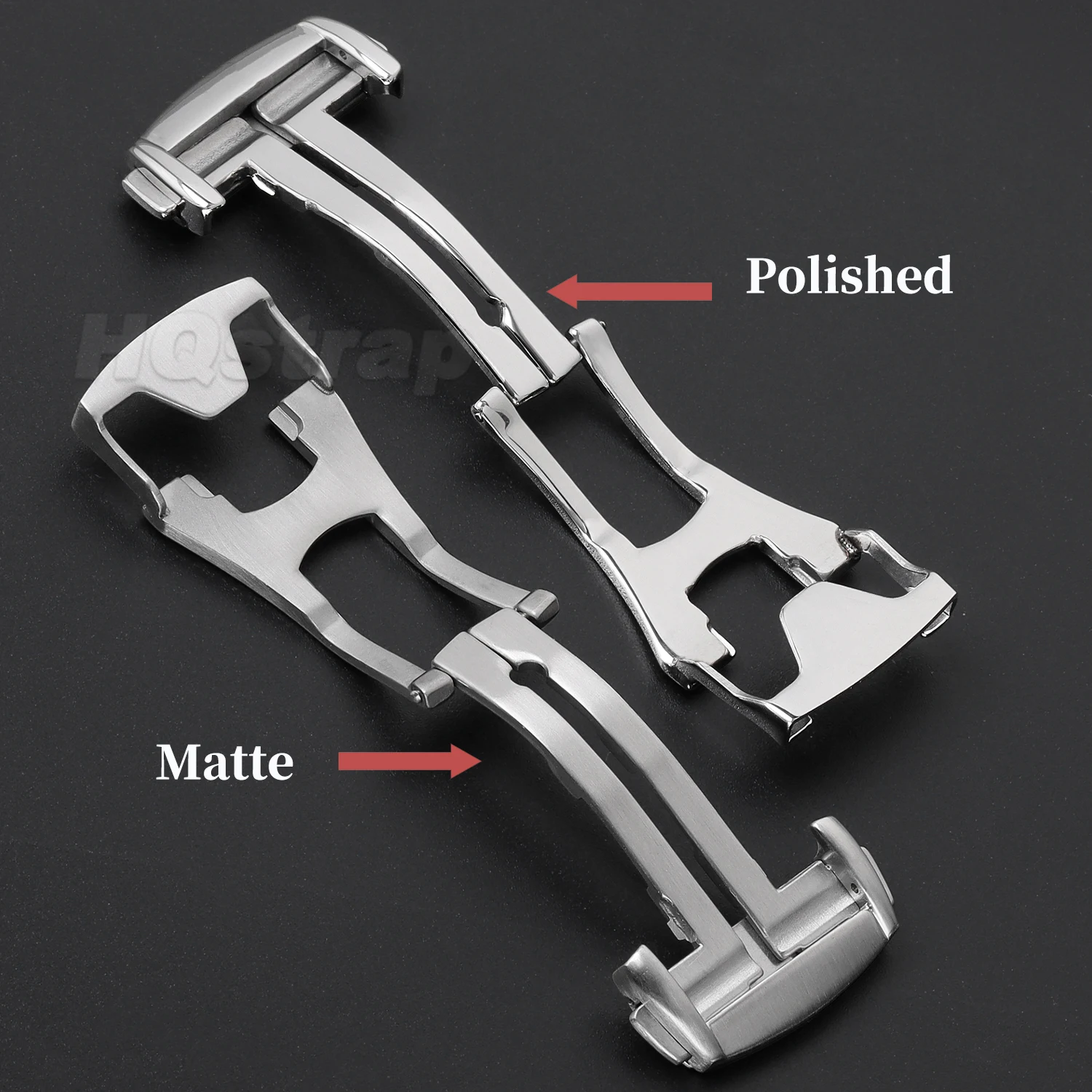 Пряжка из полированной матовой нержавеющей стали для часов Omega застежка ремешка