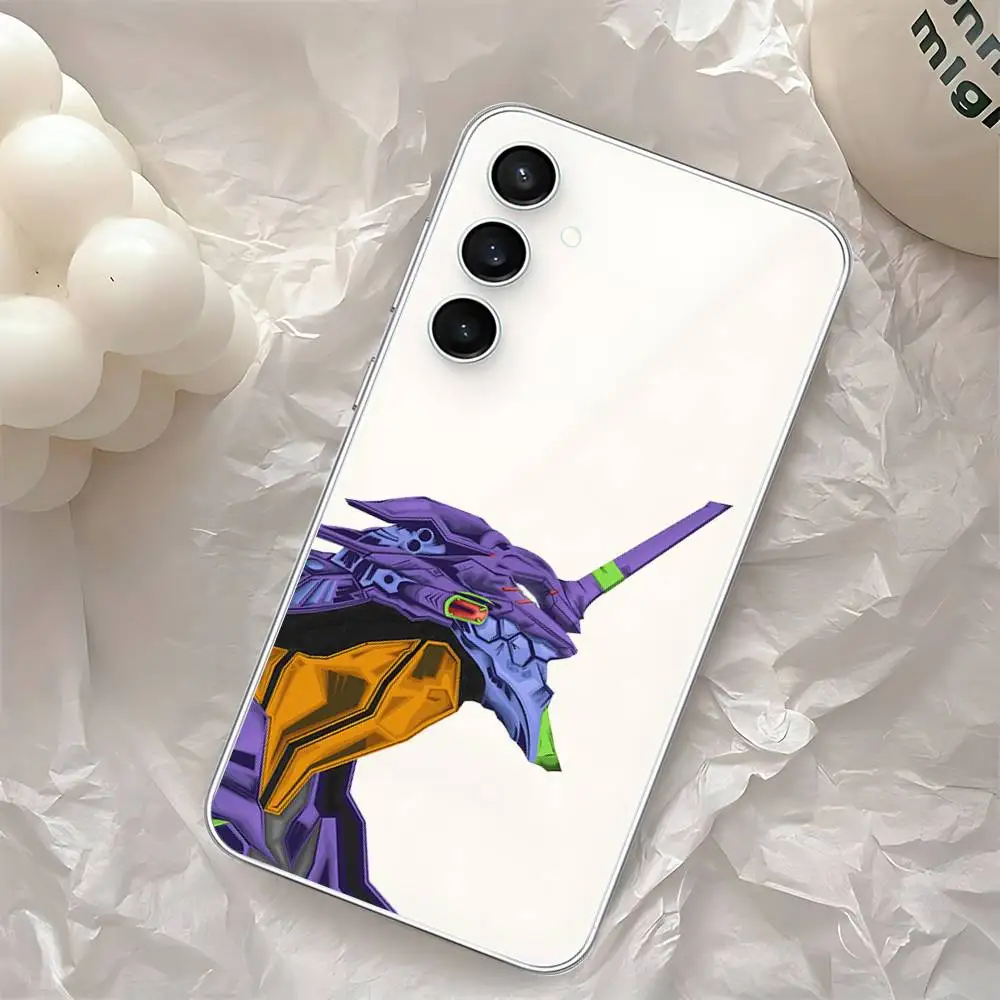 Милый чехол для телефона N-Neon Genesis Evangelion для Samsung Galaxy, прозрачный чехол A52 A12 A51 S21 Edge S22 ULTRA S23 S24 S20LITE Plu (art.: 3920d2e7efd86) - 3920d2e7efd86