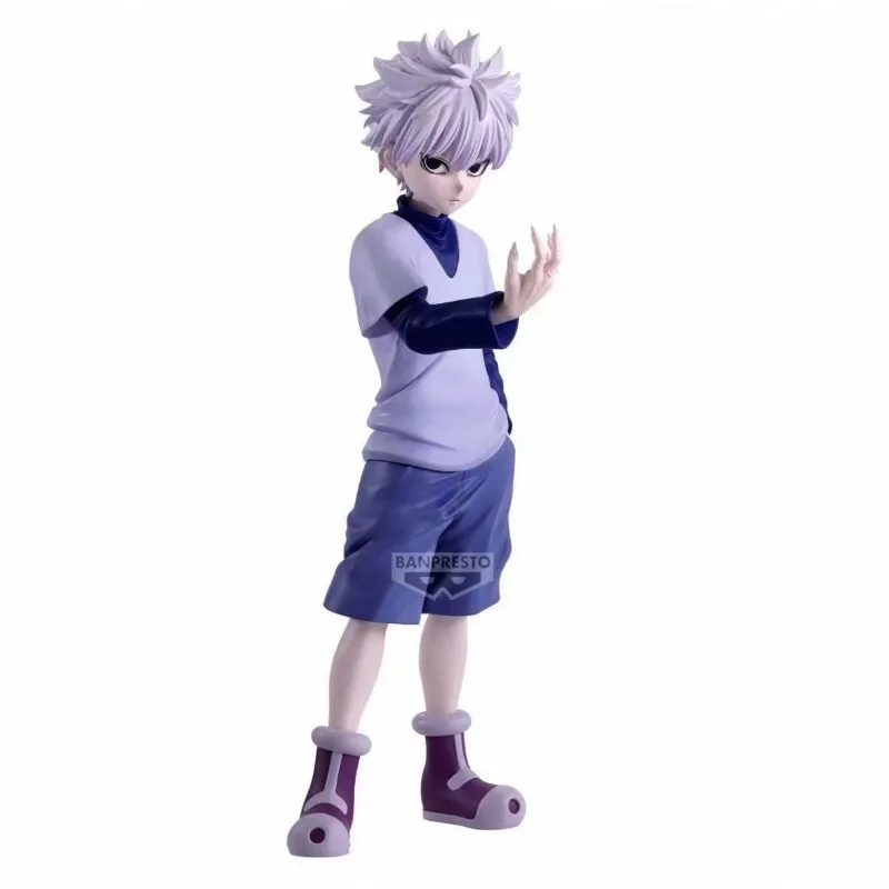 Фото В наличии: Коллекционная фигурка Bandai Banpresto HunterXHunter Grandista Killua Kurapika, модель-игрушка, аниме-персонаж, украшение №3