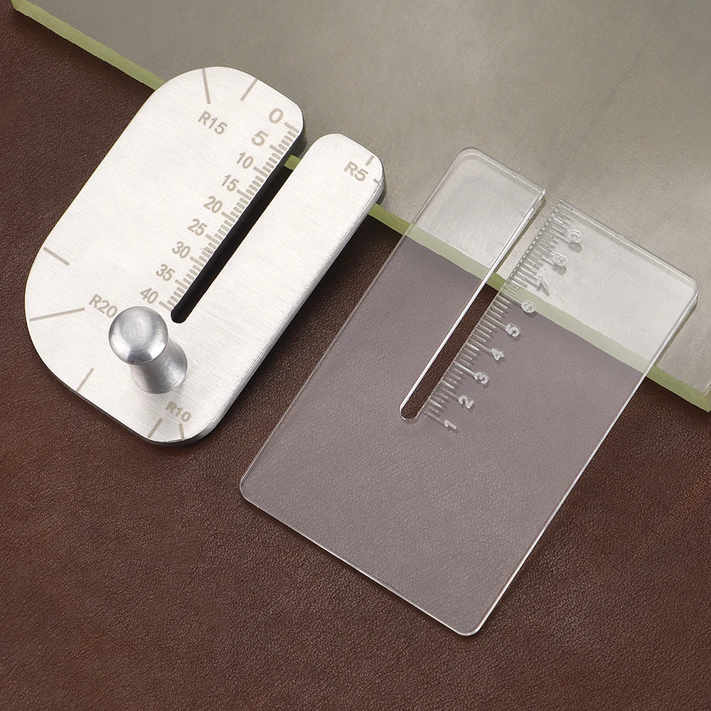 Стальная Пресс-плита Кожаный Шпатель Вспомогательный Нож Для Сноса R5 R10 R15 R20