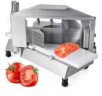 commercial tomato slicer 316 inch heavy duty tomato slicer tomato cutter with built in cutting board for restaurant or home use