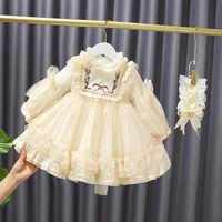 children dress for girls baby autumn long sleeve navidad wedding dress girl ball gown lolita girl princess party vestidos 2022