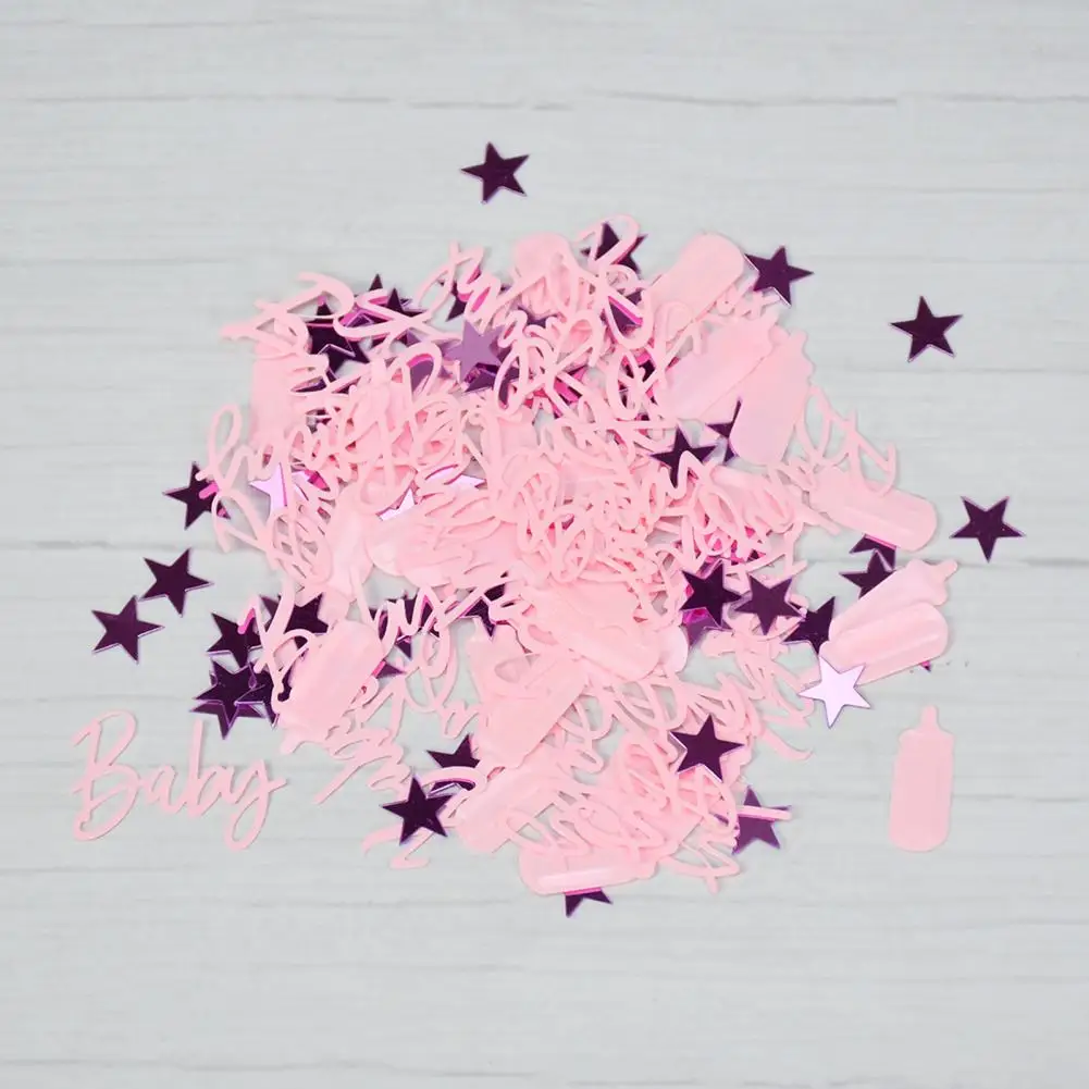 

Eye-catching Tear-resistant Bright-colored Baby Shower Decorative Paillette Long Lasting Colorful Sequin Festive Touch