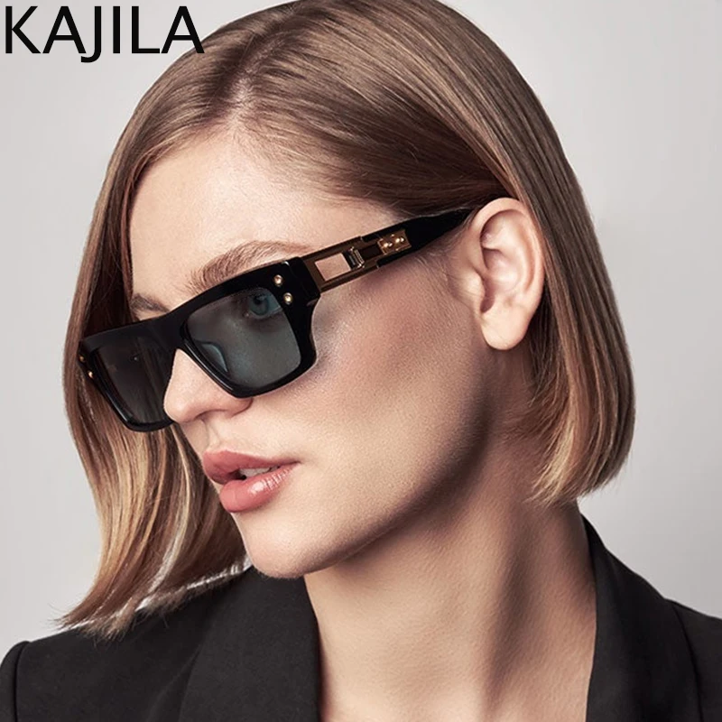 Солнцезащитные очки Квадратные для мужчин и женщин UV-400, винтажные модные маленькие прямоугольные, с защитой от ультрафиолета, 2022