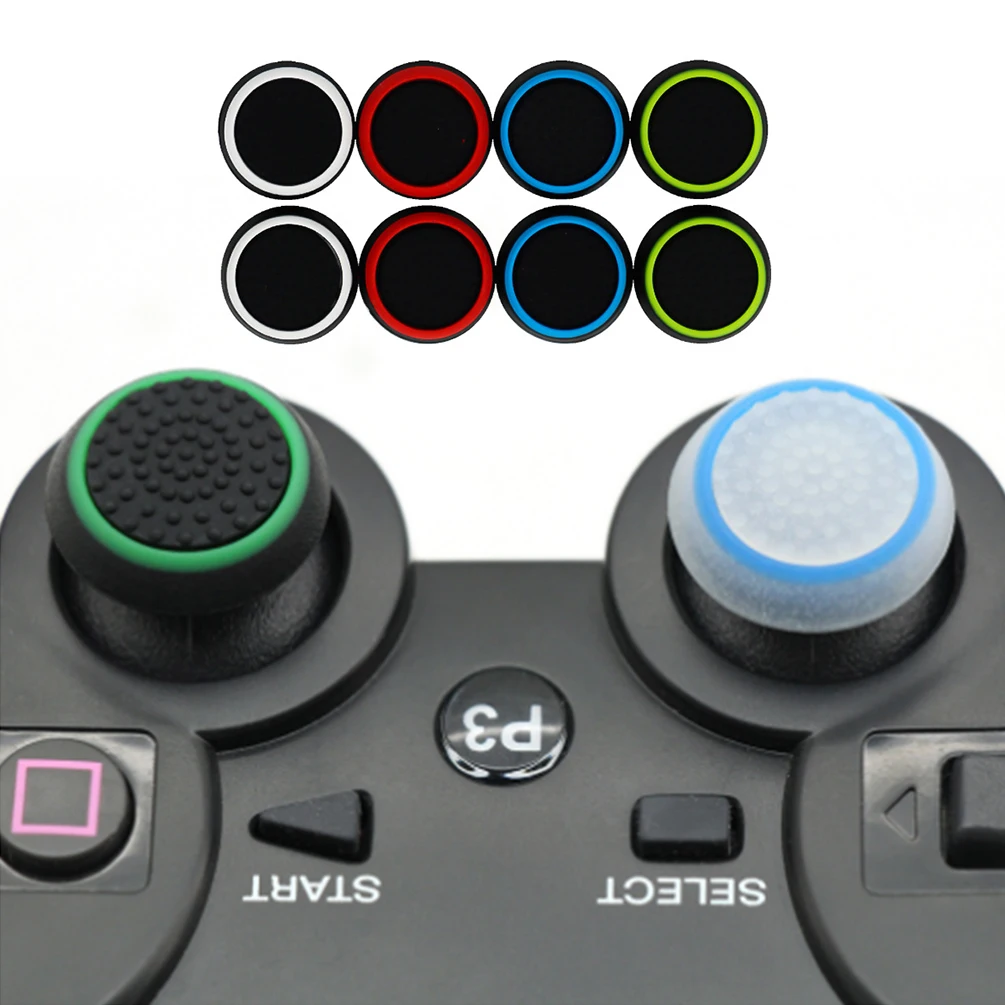 4 шт. Нескользящие силиконовые колпачки для джойстика PS3 PS4 PS5 Xbox 360 One |