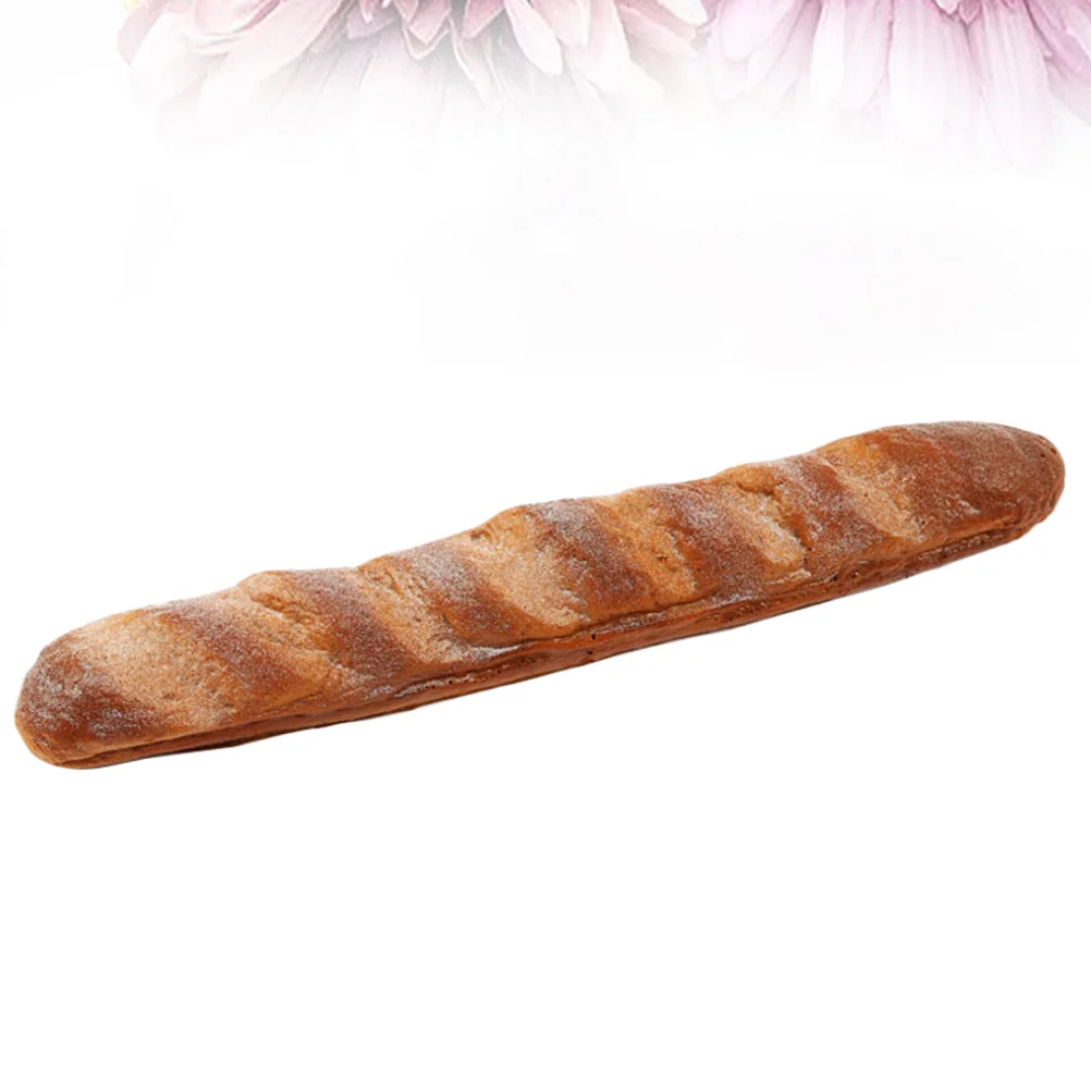 

Artificial 3d bread French Long Bread Model PU Cake Artificial French Long Bread Decoration Models Kitchen Toys Prop Style
