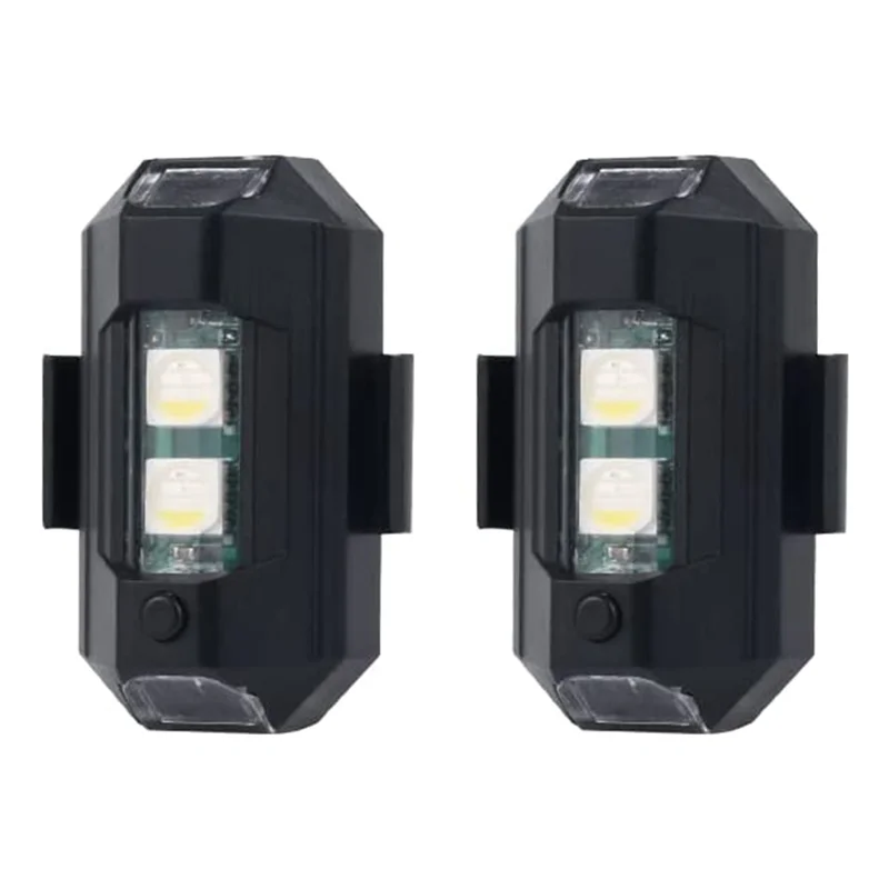

LED Strobe Drone Light 7 Colors USB Charging Night Lights for Air 2S/ Mini 2 /Bike /Dirt Bike /Car /Motorcycle, 2PCS