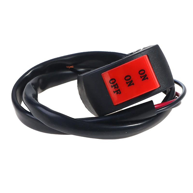 

LED Headlight Switch Far Near Three Line Motorcycle Handlebar Switch Button Driving Light Switch Motorbike Switch Button
