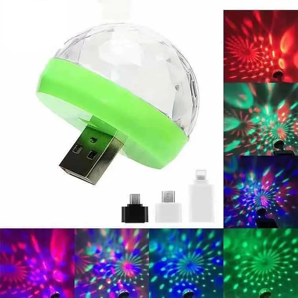 RGB Usb Mini Light Led Lamp Moving Head Nightclub Lights Stage Lighting Laser Beam Spot Party Mobile |