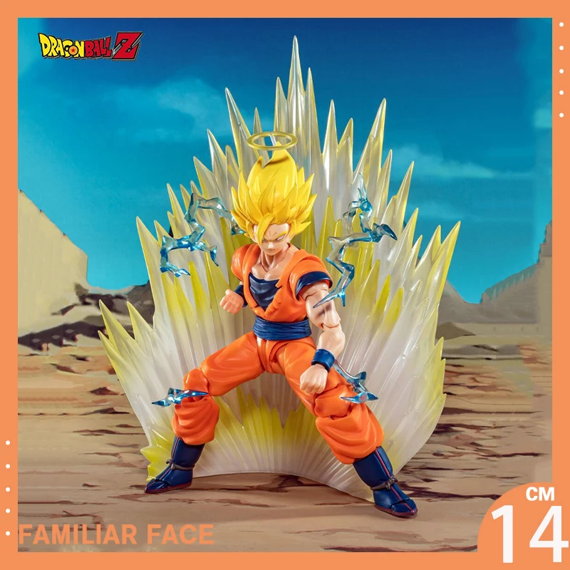 

6inch DemoniacalFit Dragon Ball Vegeto Figure Majinbuster Son Goku SSJ2 Action Figures The Mightiest Radiance Kaiouken SHF Toys