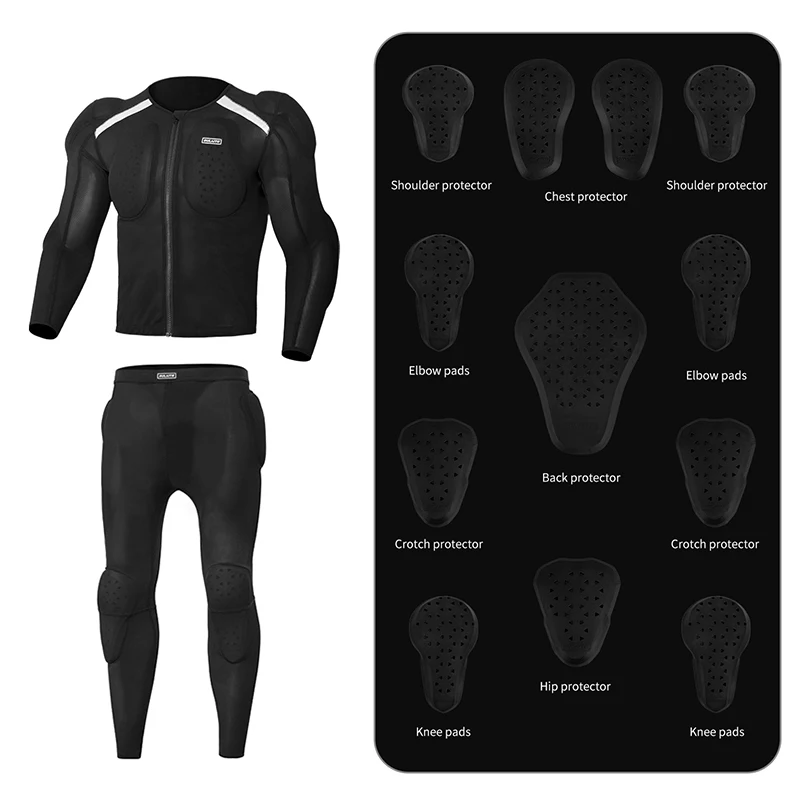 

WOSAWE Racing Suit Motorcycle Jackets Protector Moto Body Armor Racing Motocross Jacket Men's Clothing Motorcycle Armor Jacket