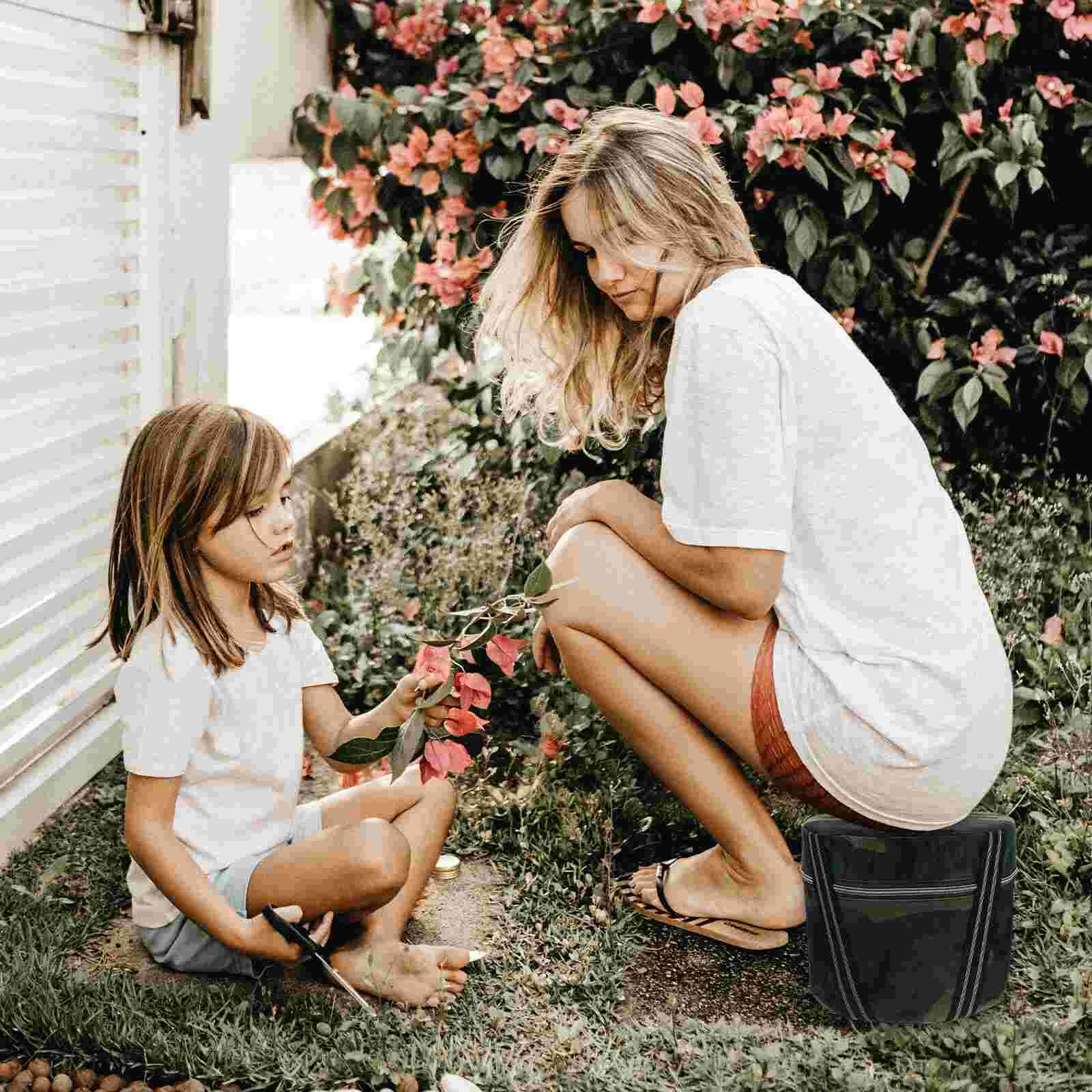 

Kids Stools Footstool Step Bed Breathable Portable Camping Stepping Travel Foam Gardening Child