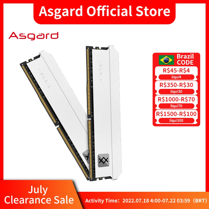 Asgard LOKI T2 RAM Память DDR4 8GBx2 2666 МГц 3000 3200 3600 freyr T3 новая и оригинальная Ram s для