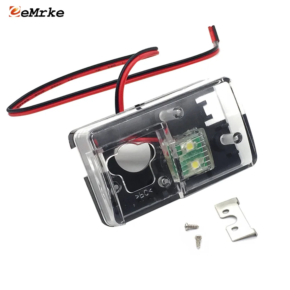 

Кронштейн автомобильной камеры заднего вида EEMRKE для Peugeot 206 206+ 207 306 307 SW 308 Break 406 407 5008 Светодиодный светильник для номерного знака путешественника