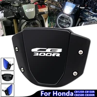 new for honda cb125r cb150r cb250r cb300r 2018 2020 motorcycle cnc windshield front windscreen visor wind deflector front screen