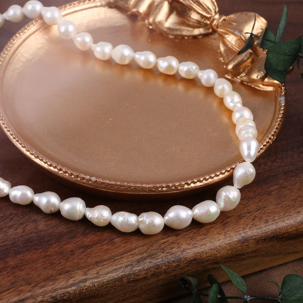 Natural Freshwater Baroque Pearls Irregular Droplet Shapes Loose Beaded Jewelry Making DIY Necklaces Earrings Accessories 5-6mm