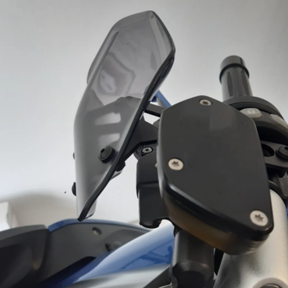Фото Защитные накладки на руль и рычаги тормоза для мотоциклов BMW C400X C400GT 2018-2025: комплект защитных щитков для рук и ветрозащиты №2