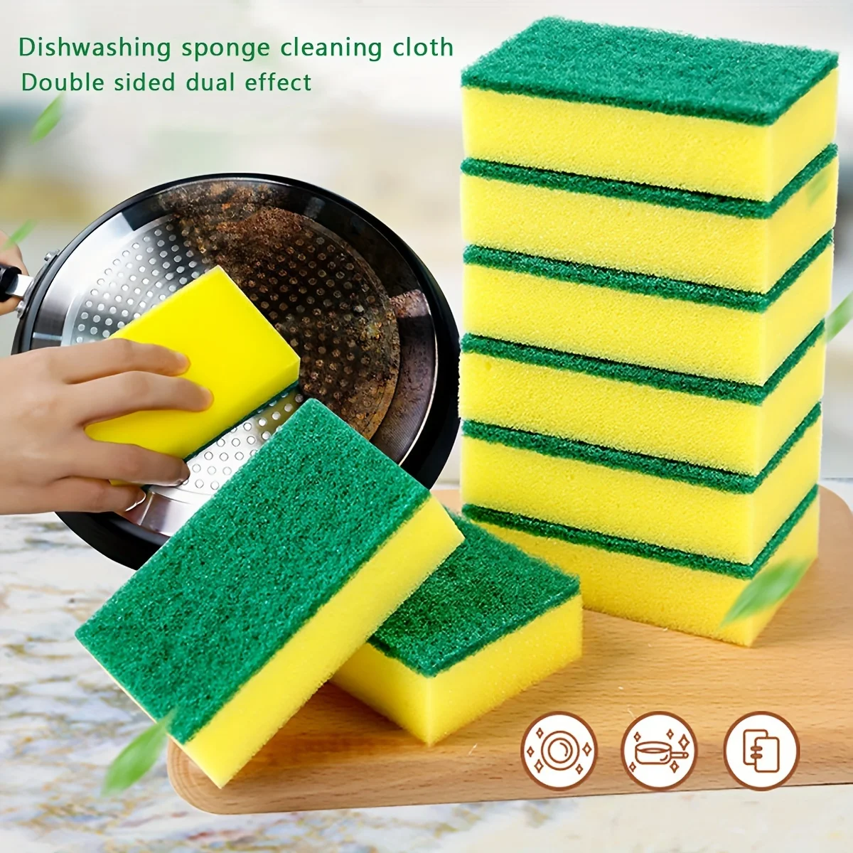 Высокопоглощающая Волшебная Чистящая Губка Для Мытья Посуды Удаления Ржавчины