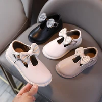 little girls flat mary jane shoes slip on school party dress soft leather shoes for casual dance party school