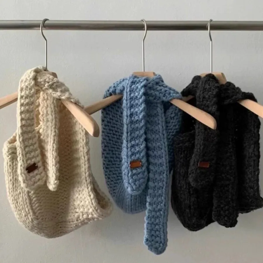 Вязаные шапки ручной работы для мужчин и женщин Балаклава зимняя теплая шапка