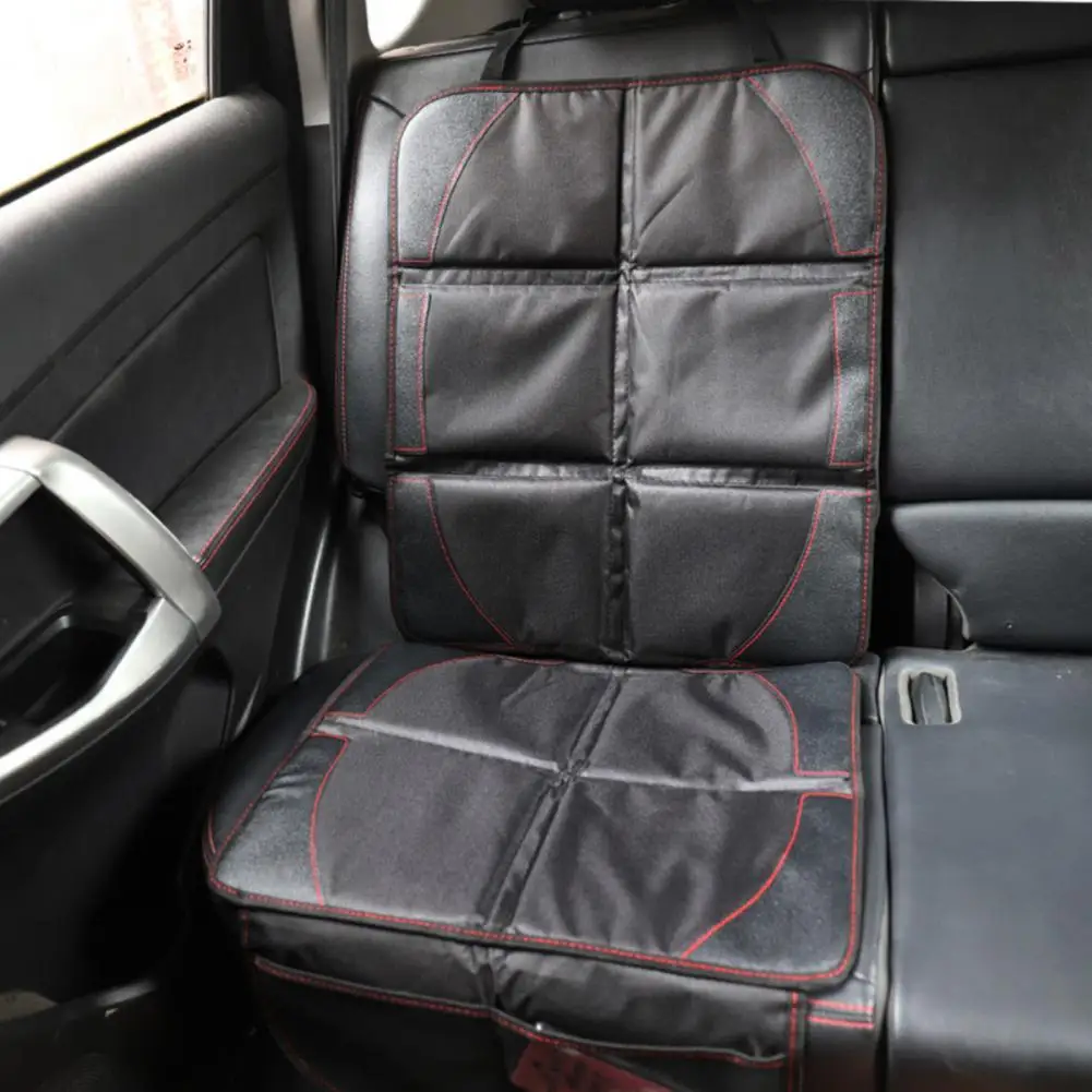 Dropshipping!!Car Seat Cover Non-slip Foldable Faux Leather Child Safety Seat Insert Protector Mat Car Accessories