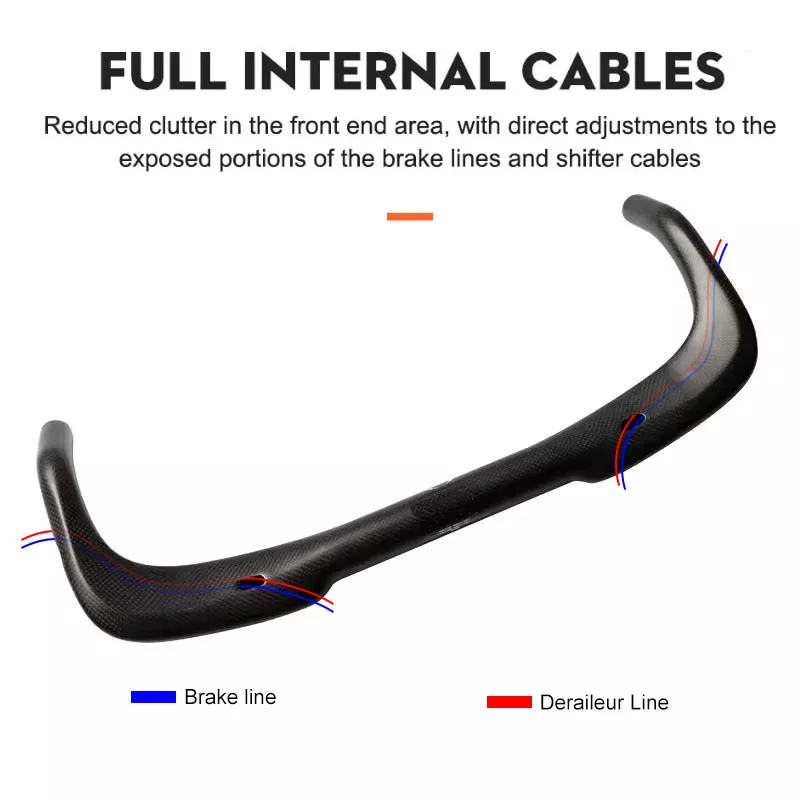 Фото Руль TEMANI Ultralight Flat Aero Carbon Bullhorn TT для шоссейных велосипедов и фикс-байков, облегченный, аэродинамический, с изогнутыми концами, запчасть для тюнинга №4