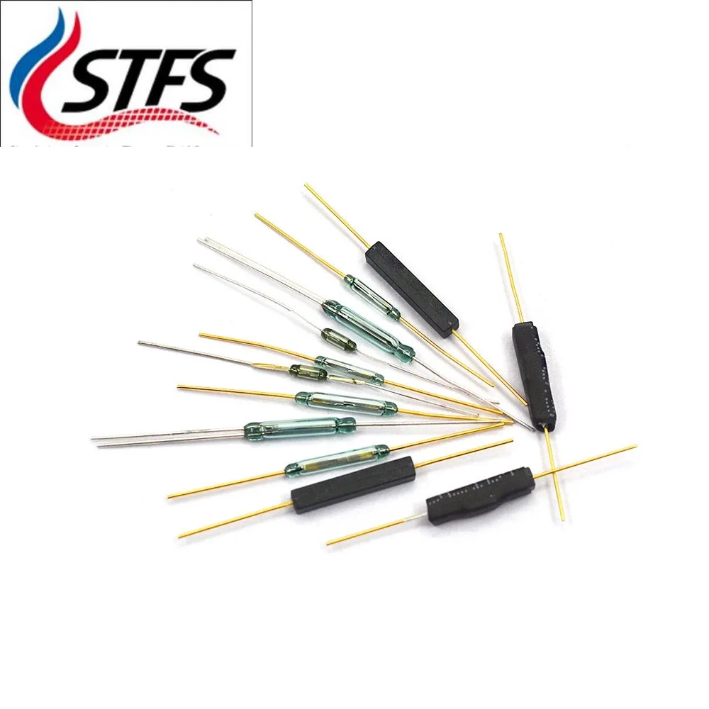 5 шт. N/O герконовый переключатель магнитный 2*14 мм нормально открытый индукционный