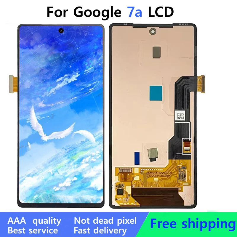 Для Google Pixel 7A ЖК-дисплей сенсорная панель дигитайзер в сборе для GOOGLE GWKK3 GHL1X G82U8