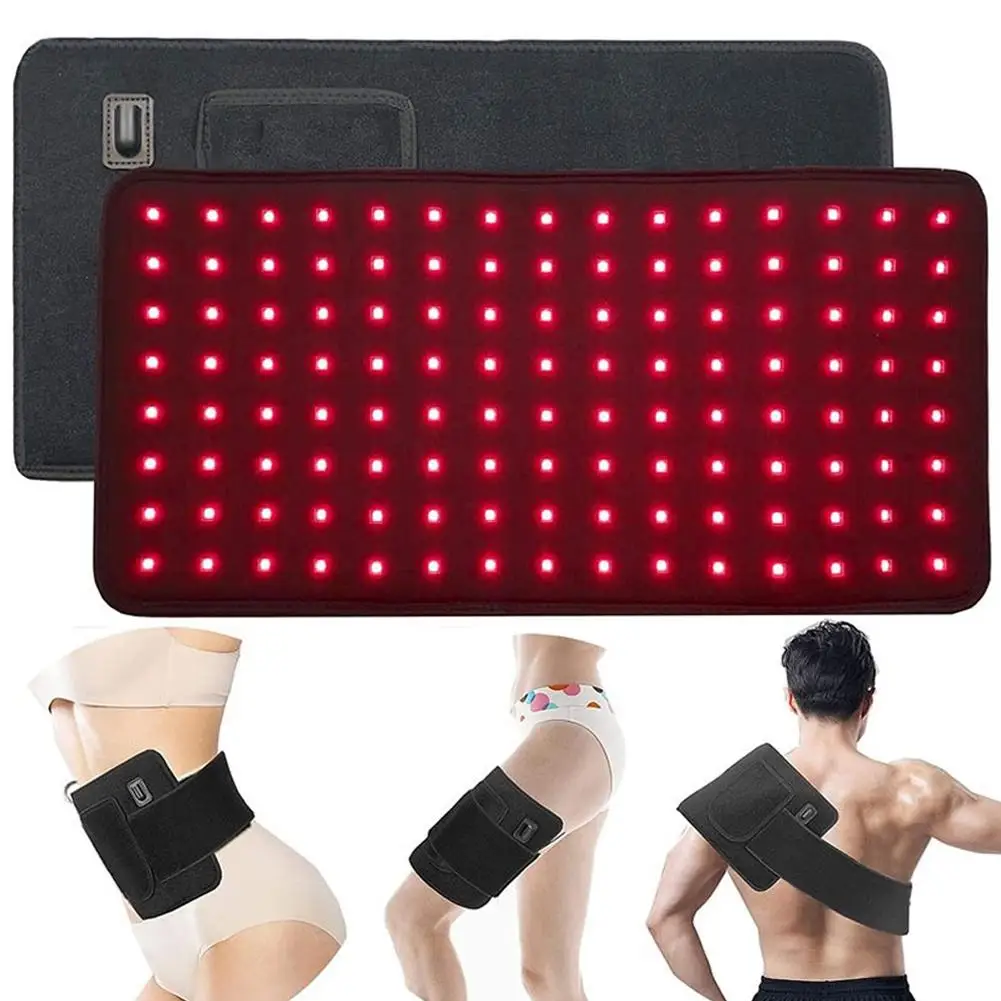 

Newest Therapy Belt LED Red Light Infrared Body Wrap Pain Shaper Waist Pad Belt Relief Beauty Period Health Massage B9J1