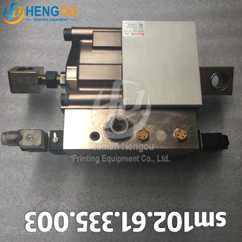 

Heidelberg 61.335.003 printing machine parts SM102 combined pressure cylinder