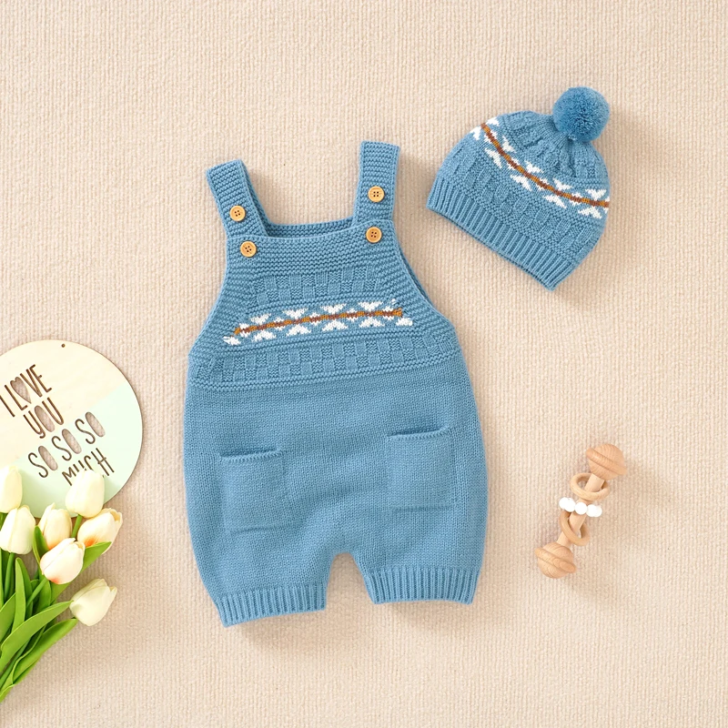 

Детский трикотажный комбинезон без рукавов, на возраст 0-18 месяцев