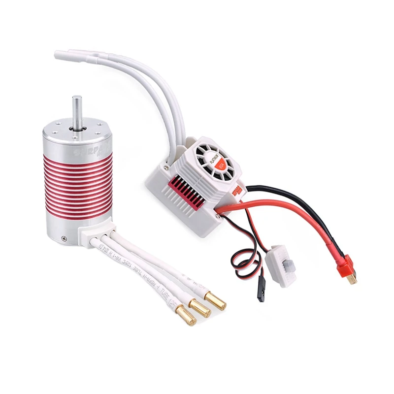 

SURPASS HOBBY Platinum Waterproof 3660 бесщеточный электродвигатель с датчиком & 60A ESC Kit для 1/10 RC Car Truck