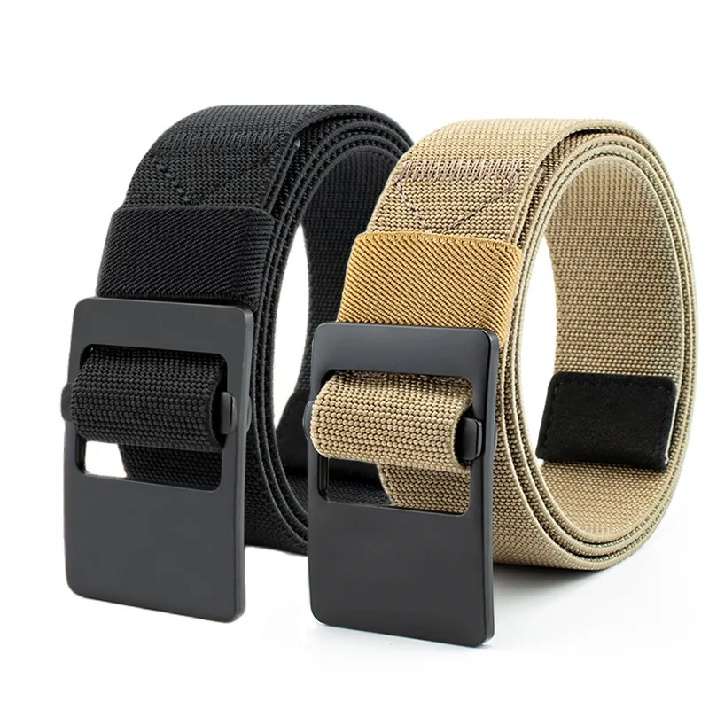 New Nylon Belt For Men Women Alloy Buckle Male Waist Straps Tactical Military Combat Hunting Outdoor Jeans Sports Waistband