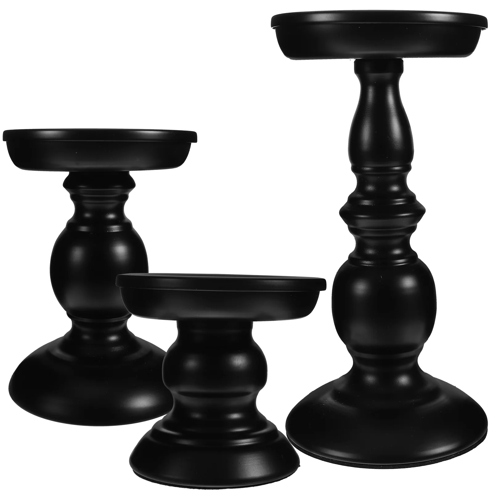 

Party Base Iron Candleholder Decorative Stand Delicate Metal Taper Tabletop