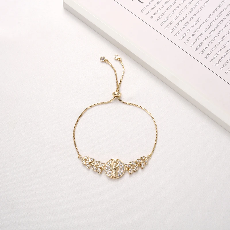 Серая птица модный простой Женский Регулируемый размер красочный браслет Judas