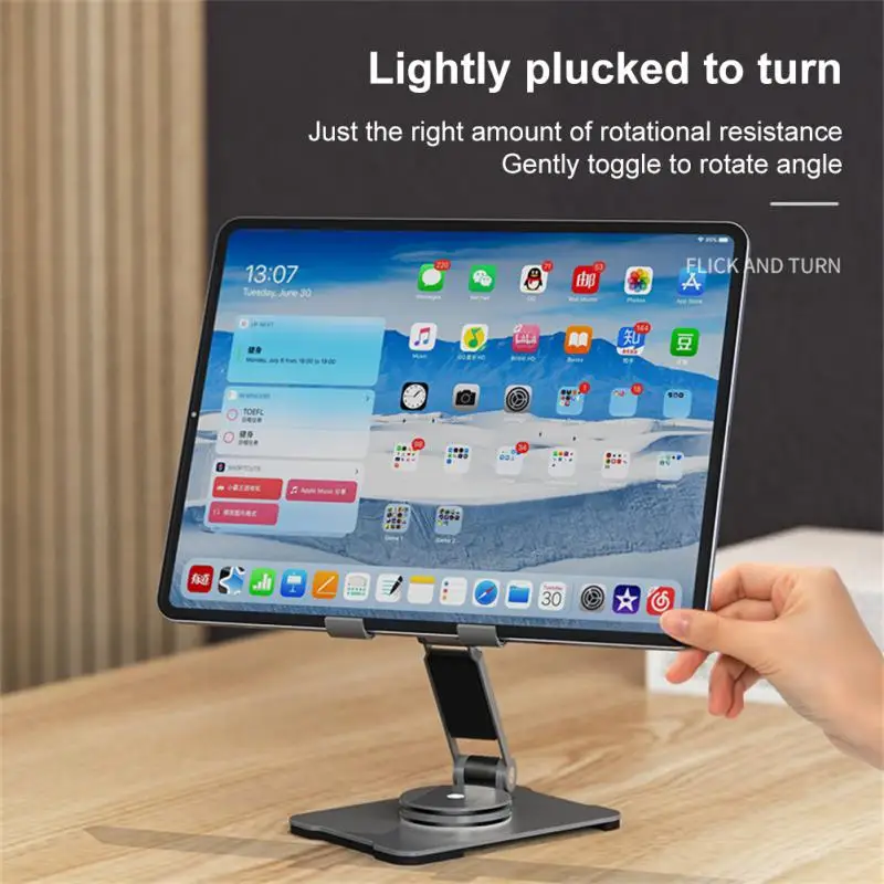 RYRA Rotatable dual-axis desktop bracket aluminum alloy multifunctional folding mobile phone lazy bracket 360° stepless rotation