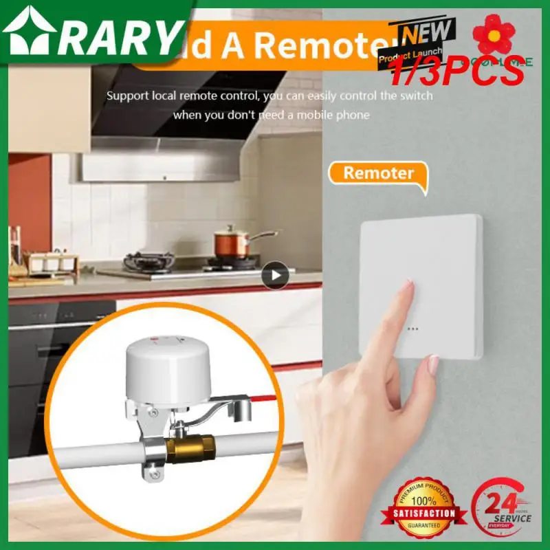 

1/3PCS Tuya Smart water Valve wifi Faucet Gas Pipe Automatic Valve Controller Work With Alexa Assistant Yandex Alice