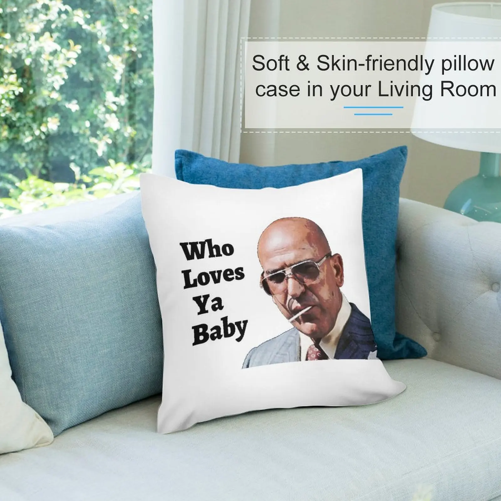 Kojak - Who Loves Ya Baby Декоративная подушка Роскошный декор