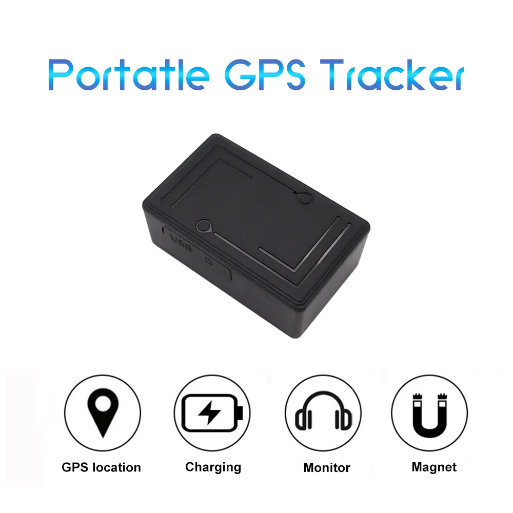 Mini GPS Tracker GPS Portable Tracker Long Distance Car Alarm Tracking Device Real Time Vehicle Accessories For Motorcycle
